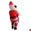 Christmas Decorations Adt Inflatable Halloween Costume Santa Claus Hug People Blowup Cosplay Party Funny Show Trusted Drop Delivery Dhvea
