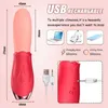 Volwassen massager Rose Sex Toys met tong likken vibrator voor vrouwen