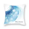 Christmas Decorations 1Pcs Winter Snow Pattern Cushion Er Polyester 45X45Cm Decorative Pillowcase Year Sofa Home Pillower 40997 Drop Dhj84