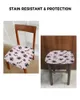 Chair Covers Eye Line Drawing Black Eyelashes Seat Cushion Stretch Dining Cover Slipcovers For Home El Banquet Living Room