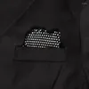 Kvinnors kostymer diamanter mesh långärmad lapptäcke svart blazer kappa kvinnor 2023 höst eleganta damer modekläder streetwear