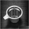 T￨ tea in acciaio inossidabile t￨ a rete infuser metallo caff￨ alla vaniglia filtro spezie diffusore riutilizzabile consegna a goccia casalinga giardino kitchen dhzli