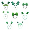 St Patricks Day Decorations Lucky Irish Shamrock Clover Headwear Headband Holiday Accessories