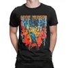 Heren t -shirts Eddie Munson Stranger Things T -shirt voor mannen vintage pure katoenen hellfire club ronde kraag shirt met korte mouwen grote maat kleding 230110