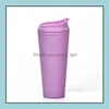 Tumbler Doublelayer Tumbler glassata in plastica 22 once opachi BK con coperchi per la consegna a camme sportiva per esterni per la consegna in casa giardino cucina da pranzo dhcte