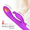 Articoli di bellezza con orecchie da coniglio per la stimolazione del clitoride, 9 modalità Vibratori G-Spot Vibratore del coniglio Dildo Stimolatore del clitoride Giocattoli sexy Donna