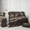 Designer deken gooi dekens sofa bed vliegtuig reis koraal fleece deken deken bad handdoek luxe cadeau voor feest bruiloft kerst