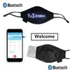 Maschere designer led maschera luminosa bluetooth programmabile luminosa con pm2.5 filtro mobile cellulare Modifica mobile Modifica regalo di Natale dheyo