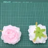 Dekorativa föremål Figurer Peony Rose Silk Flower Heads Diy Wedding Decoration Wreath Scrapbooking Craft Fake Flowers 230110