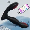 Seksspeeltjes Stimulator App Telescopische Vibrator Anale Plug Mannelijke Prostaat Draadloze Buttplug Dildo Stimulator Speelgoed voor Mannen Winkel