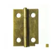 Furniture Accessories 200Pcs/Lot 17X24Mm 1 Inch Hinges Brass / Bronze Optional Wooden Box Parts Small Hinge Iron Flat Gift Craft Dec Dhjff