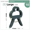 Clips de plantes 2 tailles Ajustant les supports d'escalade réutilisables de jardin pour fixer les tiges de fleurs vigne légumes tomates attache