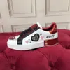 Mimetico sneaker da donna scarpe da uomo rivettante piatti bordeggiati a maglie in pelle mimetica scarpe da ginnastica casual size35-45 rh02mnj000003