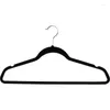 Hangers Premium Non Slip Velvet - Heavy Duty Coat Suit Black ( 50 Pack )