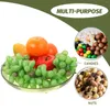 Plates Decorative Multi-functional Delicate Tray PET Storage Snack Clear Trays