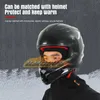 MZZ70 Moto Balaclava Moto Maschera a pieno facciale Traspirante Antivento Warmer Uomo Donna Fleece Moto Maschera Maschere per la testa da sci