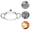 أوعية Potcoking Clearbowl Stove Pots Tea Kitchen Pan Going Stovetop Toppans Pasta Pasta Coettslesimmer Cooker