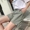 女性のショートパンツ3XLプラスサイズレースアップヴィンテージカジュアルコットンリネンパンツ女性カーゴストレートサマーポケットルースショートスウェットパンツC7251