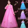 Sahne Giyim Koreli Gelenek Giyim Elbisesi Kadınlar Moda Asya Mahkemesi Prenses Performans Kostüm Peri Hanbok Üst etek SL6302