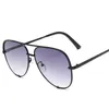 Okulary przeciwsłoneczne 2023 Designer marki Pilot Pilot Men Goggle Black Gradient okulary przeciwsłoneczne dla kobiet -lustra uv400 okulary