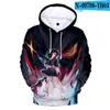 Sweats à capuche pour hommes Sweat à capuche 3D classique KILL La Sweat à col rond Mode Tendance Style Polyester Unisexe Matériel Mne / femmes Manches longues