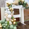 Altri adesivi decorativi per la pasta di fagioli retrò pasta di palloncino verde garland kit matrimonio hawaiano feste balli di compleanno globos decorazione 230110