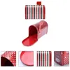 Christmas Decorations 2Pcs Creative Iron Candy Storage Cases Unique Mailbox Chocolate Packing