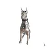Украшения садовые украшения домашний декор Scpture Doberman Dog Большой размер статуи животных статуи статуи для отделки комнаты