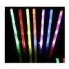 Decora￧￣o de festa 48cm 30pcs Glow Stick Led Rave Concert Lights Acess￳rios Toys Neon Sticks in the Dark Cheer Drop Datury Home Gar Dhqpt