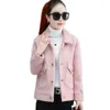 Women's Jackets Plaid Mink Velvet Jacket Women's 2023 Spring Autumn Coat Wild Small Fragrance Loose Top Single-Breasted Female Outwear