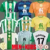 22 23 Real Betis 4番目のサッカージャージFekir Copa del Rey Final Away Joaquinsias Camiseta de Futbol Juanmi Estadio La Cartuja 2022 Special-Edition Shirds Kids