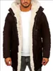 メンズジャケットフード付きジャケット厚くなった温かいコート模倣毛皮のベルベット長袖アウターウェアコート冬の男性大規模5xl ropa hombre