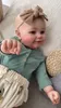 Dolls 60CM NPK Maddie Reborn Toddler Cute Girl Doll with hand-drawing hair Soft Cuddle Body High Quality Doll 230111