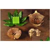 Soap Dishes Natural Retro Coconut Holder Durable Wooden Tray Containter For Bathroom Home Accessories Drop Delivery Garden Bath Dhavy