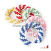 Dog Toys Chews 11Cm Lovely Donut Pet Play Cotton Rope Chew Pets Dogs Molar Toy Teeth Cleaning Supplies Drop Delivery Home G Dhgarden Dhfgd
