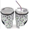 Drinkware handle 41 -stijl 30 oz herbruikbaar ijskoffie Cup Sleeve ER Neopreen Geoordeelde mouwen houder behuizing zakken zakje voor tumbler mok wat dh4is