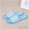 Wegwerp slippers katoen linnen Antislip reis el spa home gastschoenen colorf eenmalige sandalen ademende zachte druppel levering tuin dhgqk