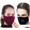 Designer Masks Pm2.5 Cotton Protective Mask Dustproof Haze Proof With Breathing Vae Can Be Inserted Into Filter Drop Delivery Home G Dhwvw