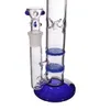 Blue Glass Bong percolator Water Pipes Hookahs Glass Water Bongs Heady Dab Rigs Glass Bubbler Smoking Pipe