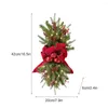 Dekorative Blumen, künstliche Blumen, Hängekranz, Geschenk, kreative Weihnachtsdekoration, Wandmontage, Simulationspflanze, Girlande, Party, Zuhause