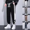 Men's Pants 4 8 Chinos Men Slim Fit Boys Winter Clothes Size 6 Mens Solid Sports Leisure Trousers Fitness Loose Running Training Leg