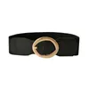 Belts Simple Women Wide Belt Imitation Leather And Nylon Pin Buckle Party Dress Waist Chain Fashion Female Slim