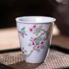 Muggar handgjorda handmålade pastellte koppar blomma master jingdezhen keramisk singel doft-luktande stor
