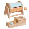 Inteligence Toys Montessori Toys Macaroon Color drewniana pudełko kulkowe obiekt trwałość dla niemowląt 8 24 miesiąca gra dla dzieci 230111