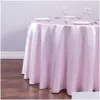 Table Cloth 1Pcs Satin Tablecloth 5790120 White Black Solid Color For Wedding Birthday Party Drop Delivery Home Garden Textiles Cloth Dhuse