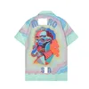 Casablanc-s 22SS Designerhemden Masao San Print Herren Freizeithemd Damen loses Seidenhemd kurze Ärmel Luxus-T-Shirt hochwertige T-Shirts Größe M-3XL #888