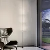Golvlampor modern minimalistisk linjelampa led hörndekor vardagsrummet tv -bakgrund väggdesignupphängning