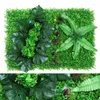 Decorative Flowers Artificial Green Plants Outdoor Lawn Plastic Plant Wall Wedding Background Ornament Garden El Home Decoration