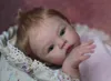 Dolls 49CM born Baby Girl Reborn Doll Meadow Soft Cuddly Body Lifelike Soft Touch 3D Skin with Visible Veins Art Doll 230111