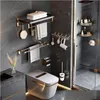 Bath Accessoire Set Peisi Punch badkamer plank hoek shees douche opslagrek keuken organisator voor accessoires drop levering home g dhpdr